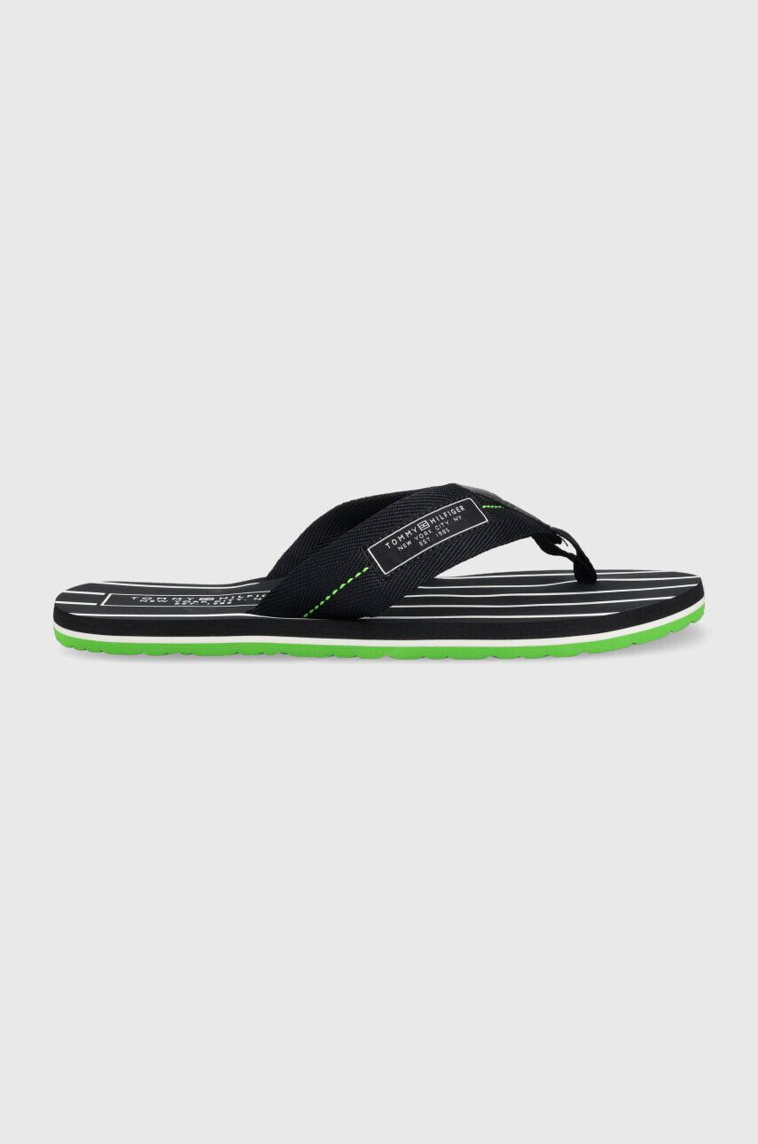 Tommy Hilfiger flip-flop PATCH HILFIGER BEACH SANDAL sötétkék férfi FM0FM04470 - Pepit.hu