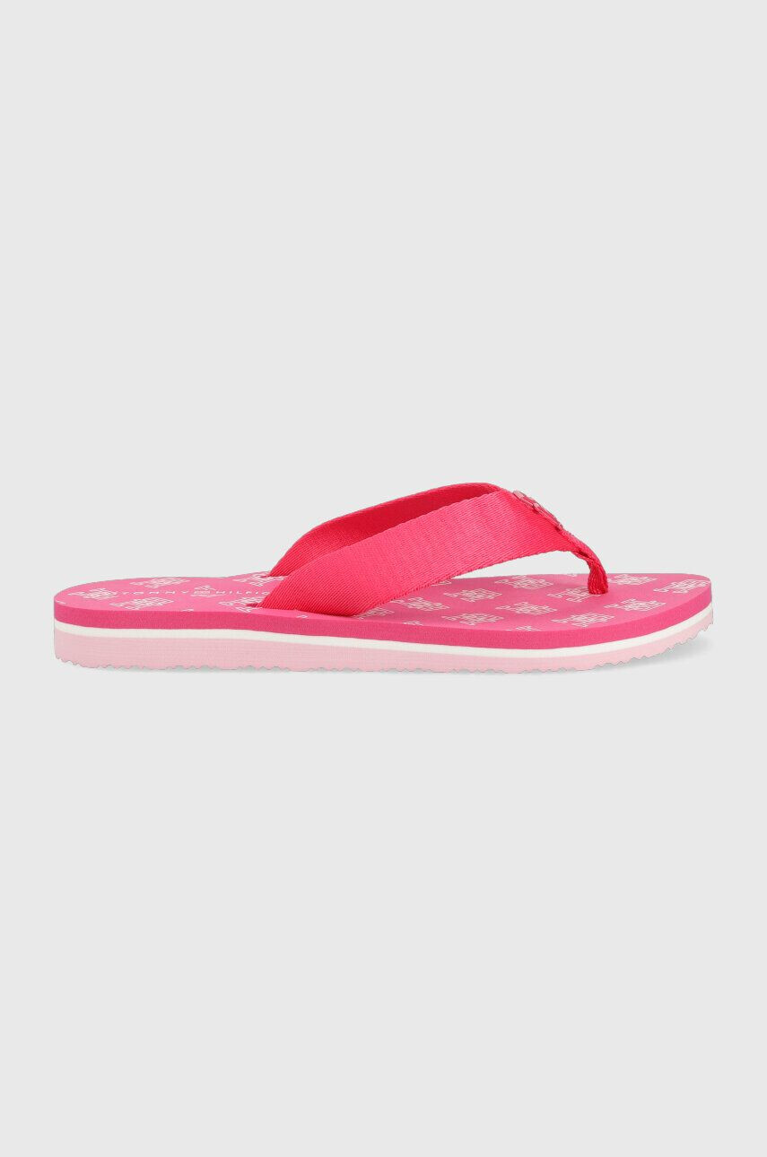 Tommy Hilfiger flip-flop TH ELEVATED FLIP FLOP rózsaszín női lapos talpú FW0FW07420 - Pepit.hu