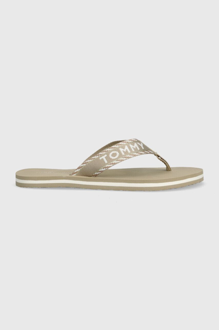 Tommy Hilfiger flip-flop TOMMY WEBBING SANDAL sötétkék női lapos talpú FW0FW07143 - Pepit.hu