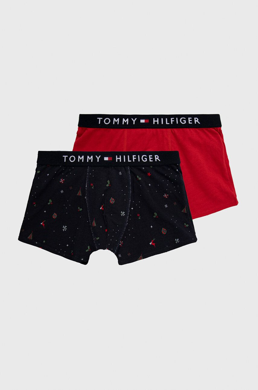 Tommy Hilfiger gyerek boxer piros - Pepit.hu