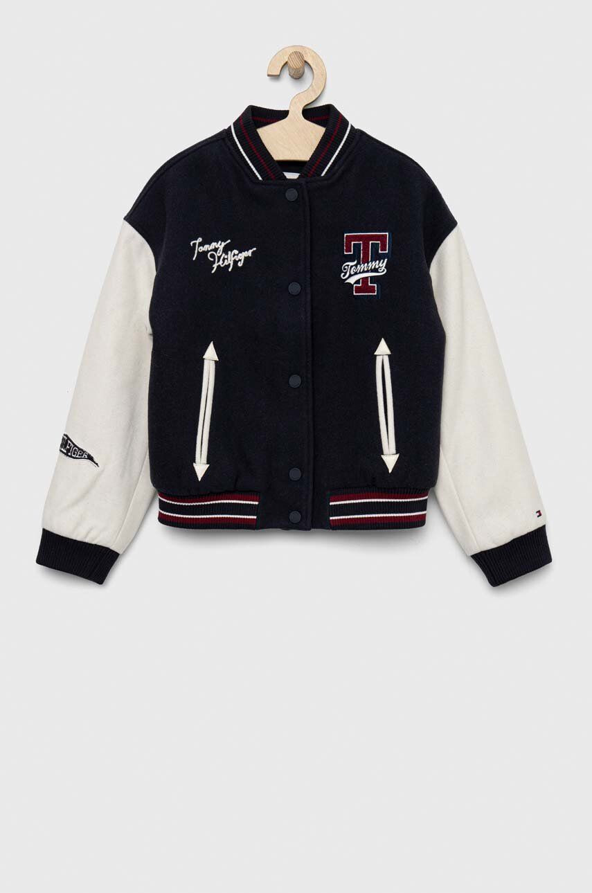 Tommy Hilfiger gyerek dzseki sötétkék - Pepit.hu