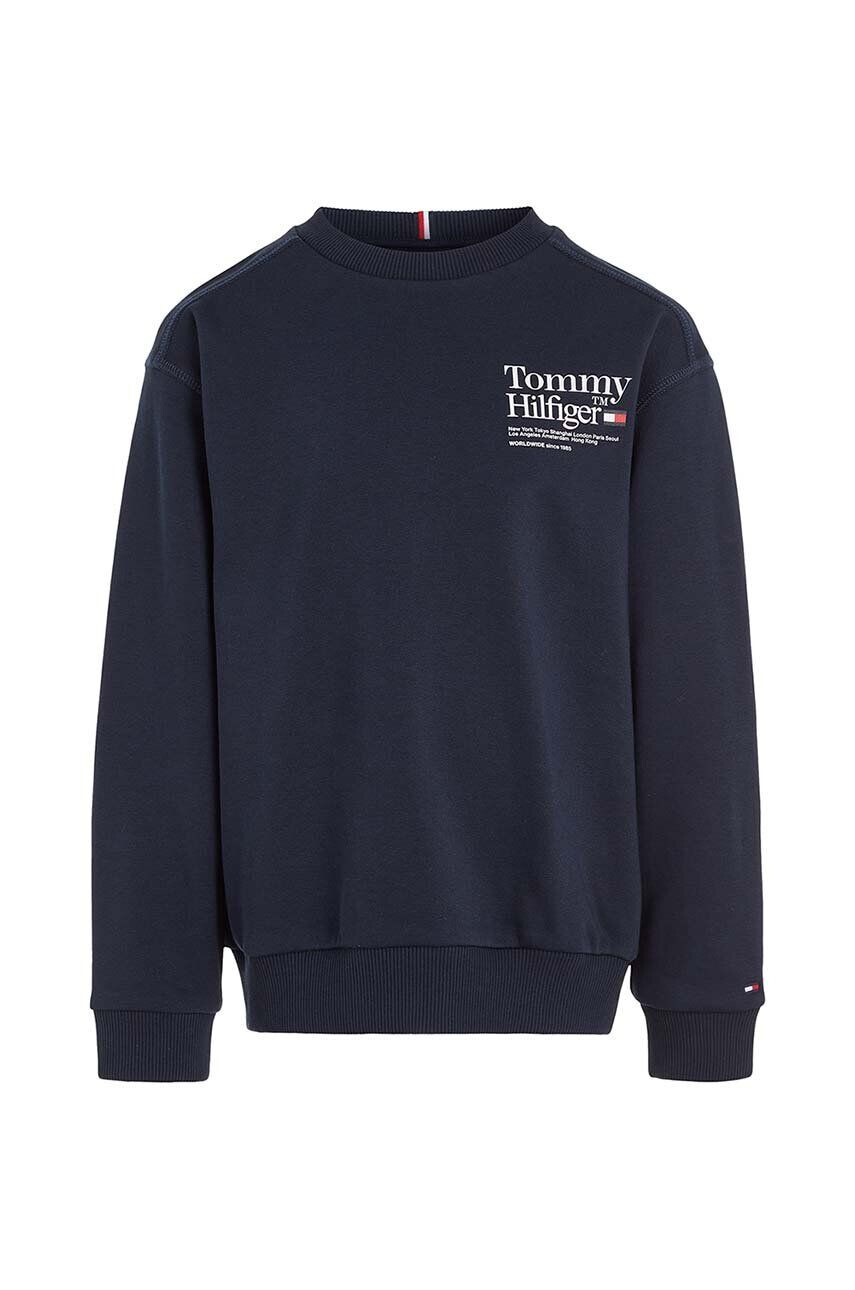 Tommy Hilfiger gyerek felső szürke nyomott mintás kapucnis - Pepit.hu