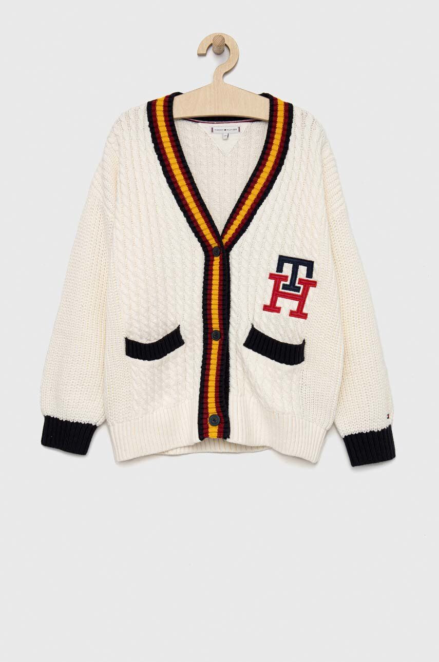 Tommy Hilfiger gyerek kardigán fehér - Pepit.hu