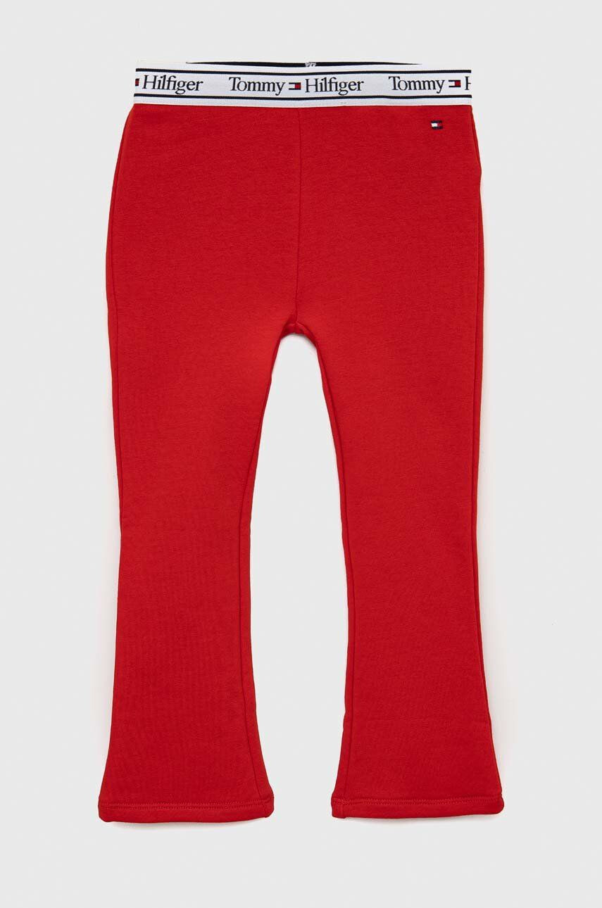 Tommy Hilfiger gyerek legging piros sima - Pepit.hu