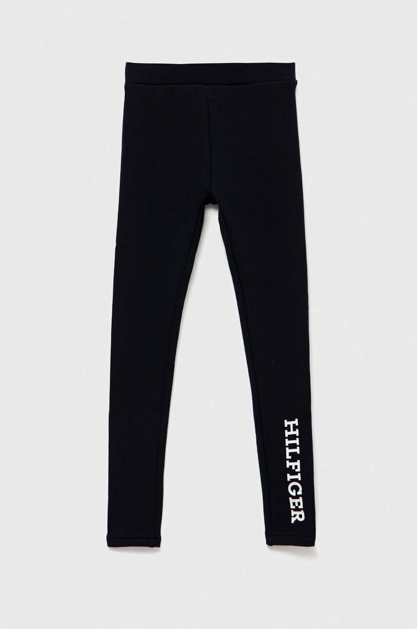 Tommy Hilfiger gyerek legging sötétkék nyomott mintás - Pepit.hu