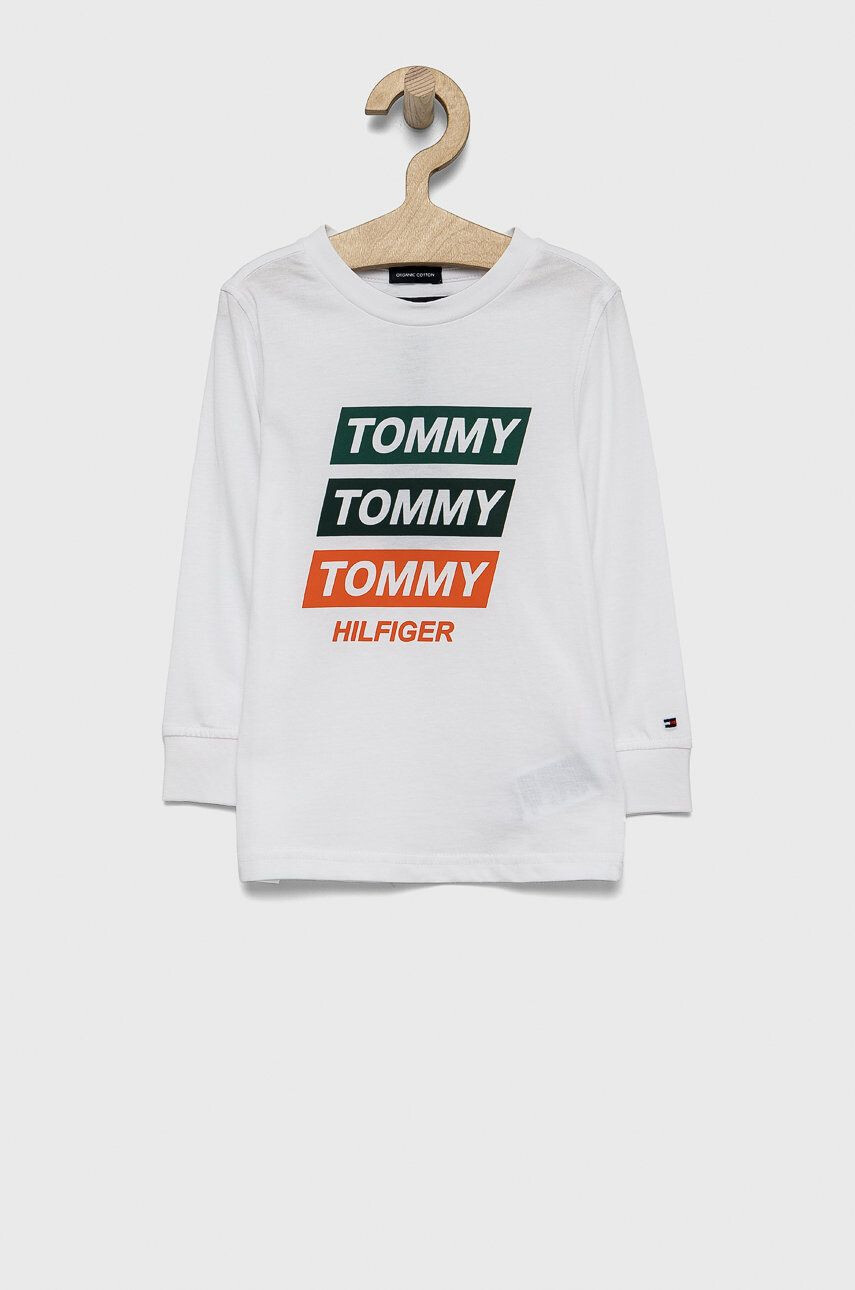 Tommy Hilfiger gyerek pamut hosszú ujjú felső - Pepit.hu