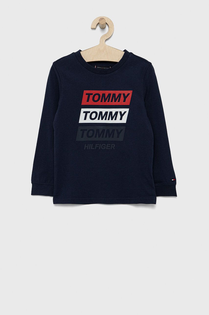 Tommy Hilfiger gyerek pamut hosszú ujjú felső - Pepit.hu