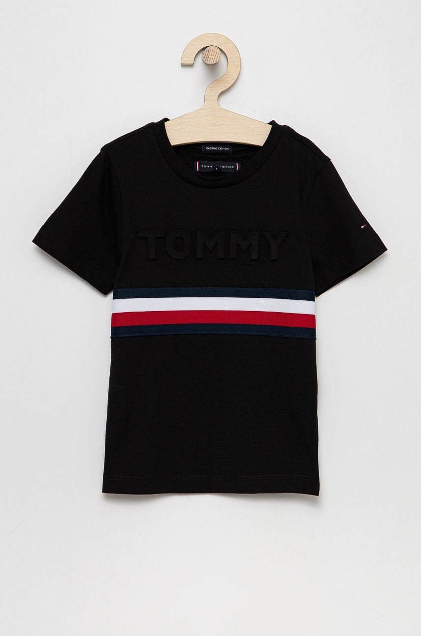 Tommy Hilfiger gyerek pamut póló sima - Pepit.hu