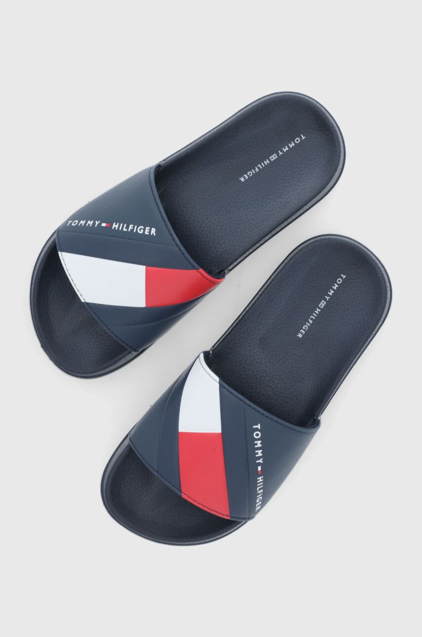 Tommy Hilfiger gyerek papucs sötétkék - Pepit.hu