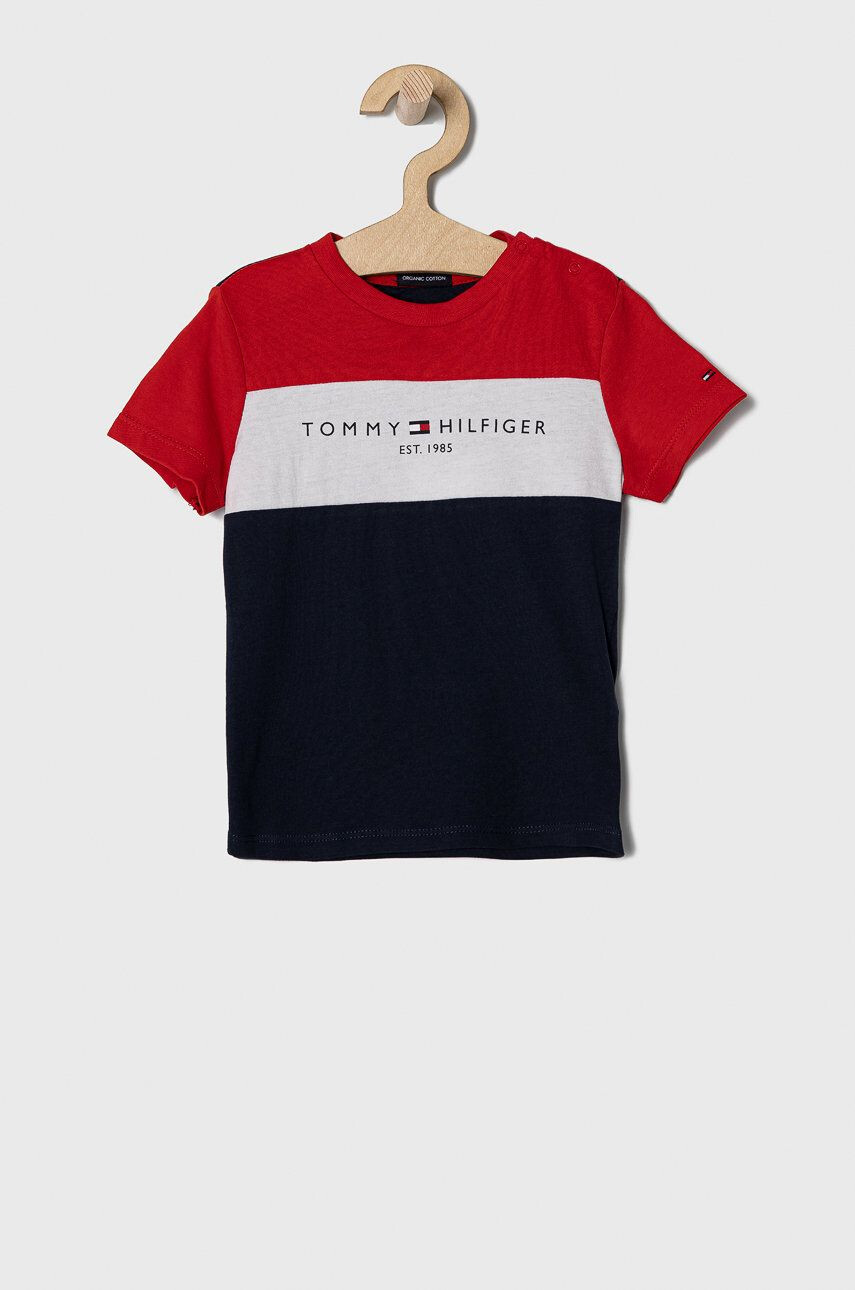 Tommy Hilfiger gyerek póló sötétkék nyomott mintás - Pepit.hu