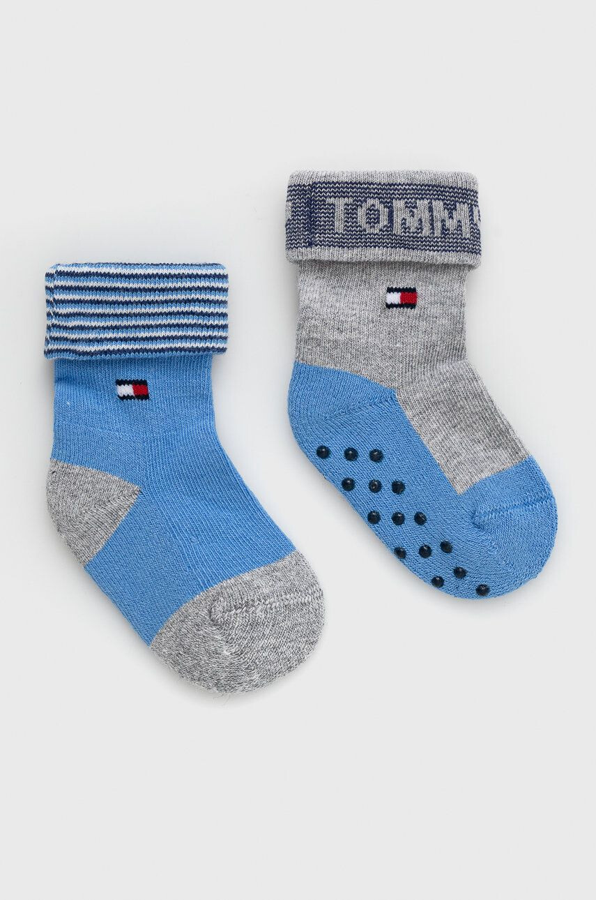 Tommy Hilfiger gyerek zokni (2-pack) kék - Pepit.hu