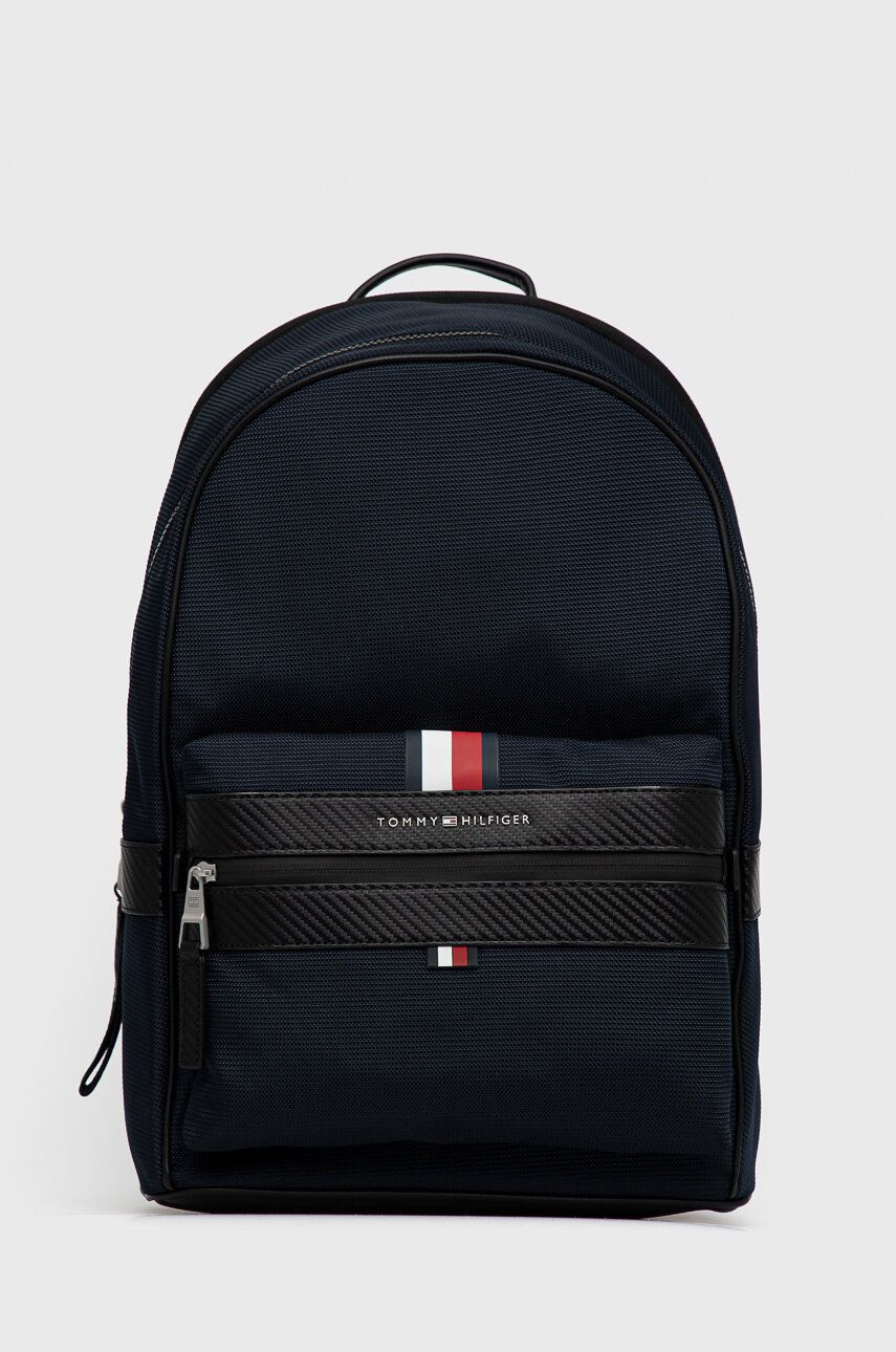 Tommy Hilfiger hátizsák sötétkék női kis sima - Pepit.hu