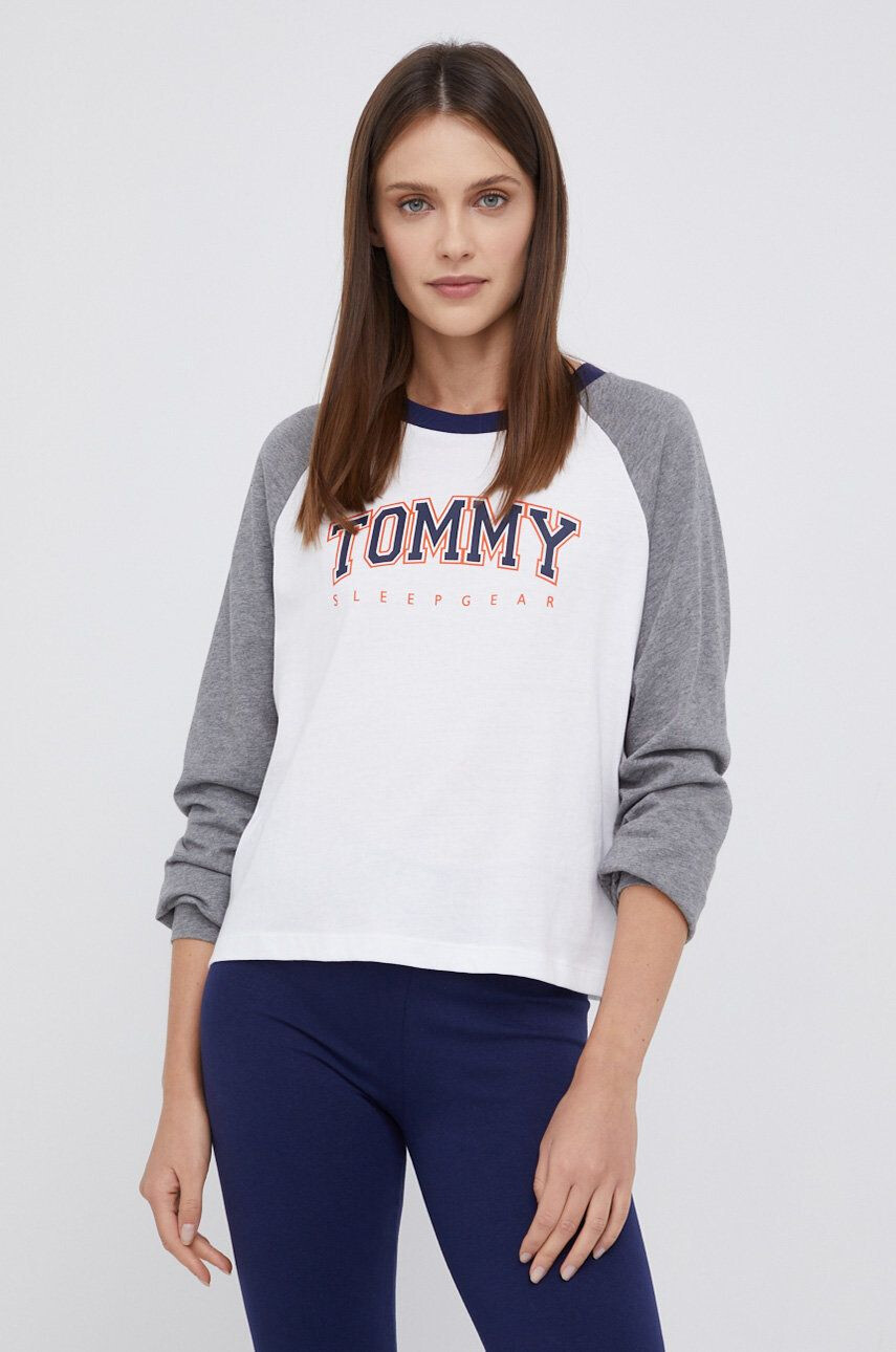 Tommy Hilfiger pamut hosszúujjú szürke - Pepit.hu