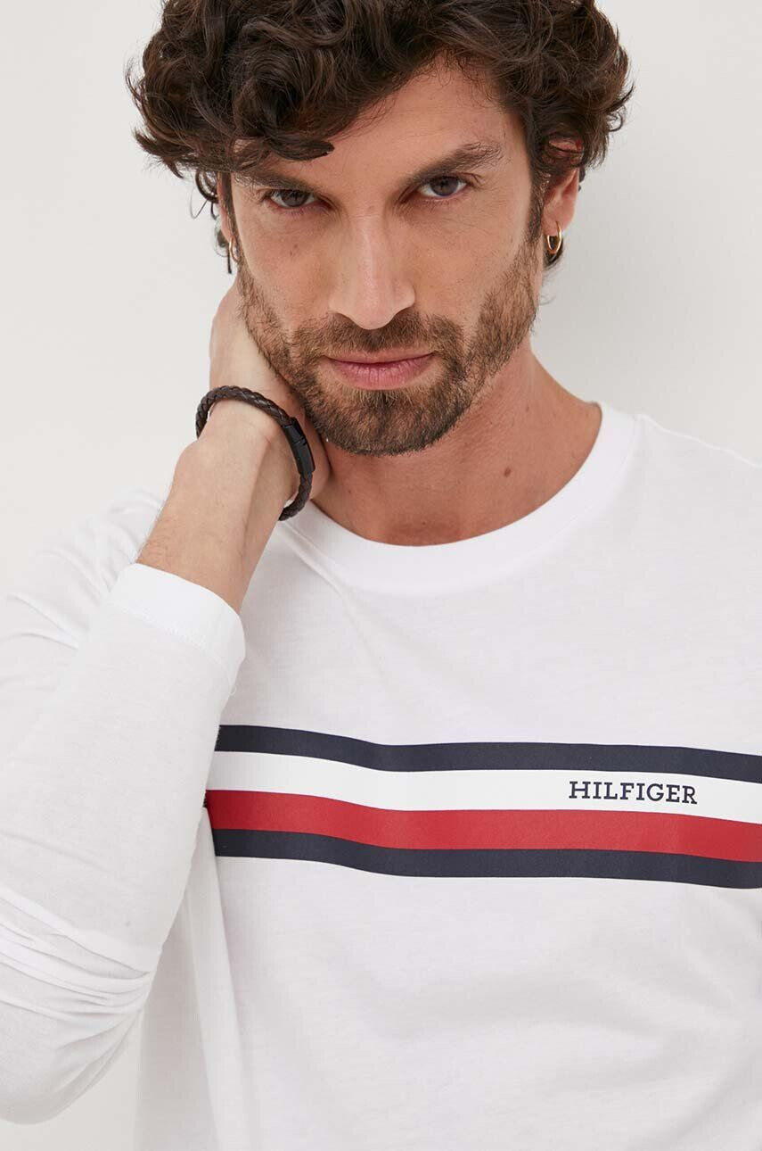 Tommy Hilfiger pamut hosszúujjú sötétkék - Pepit.hu