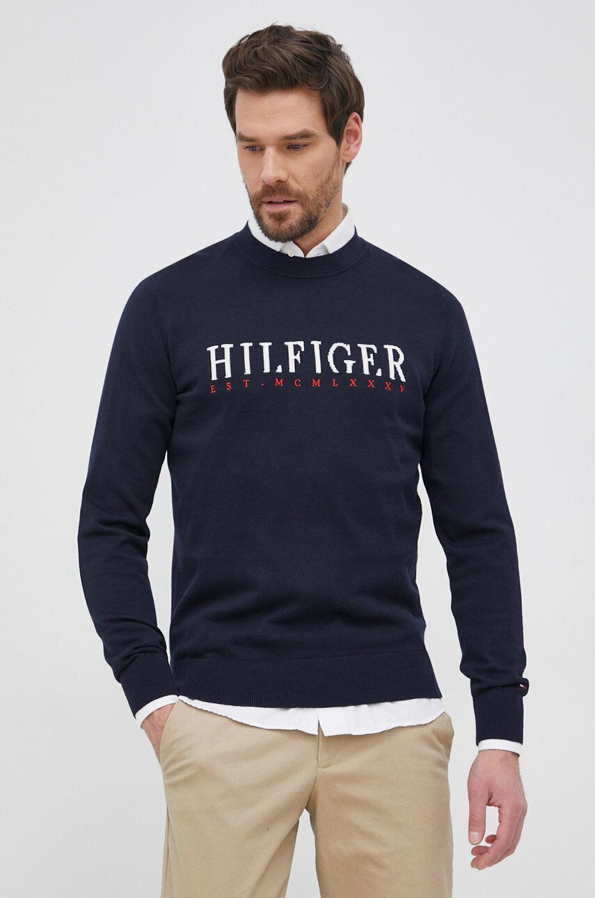 Tommy Hilfiger pamut pulóver - Pepit.hu