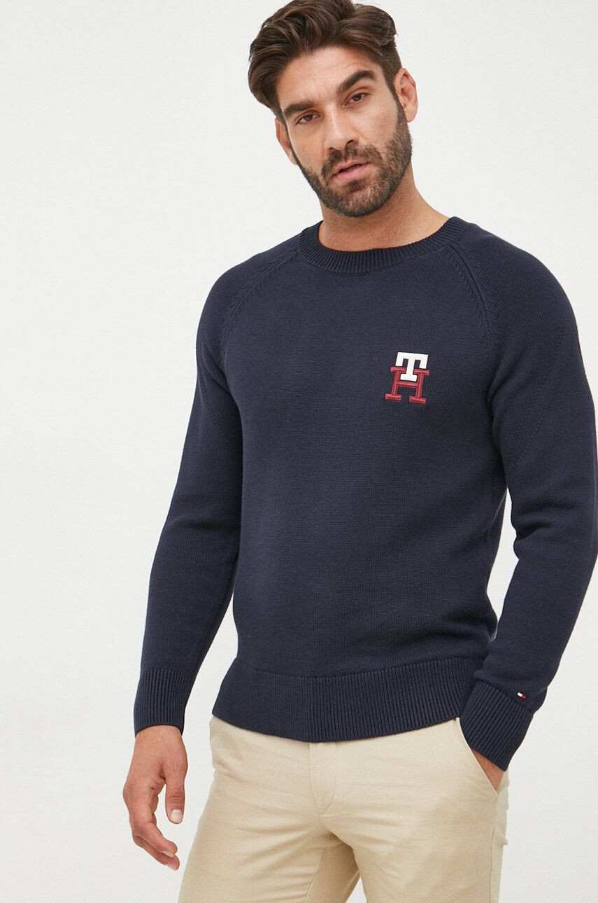 Tommy Hilfiger pamut pulóver - Pepit.hu