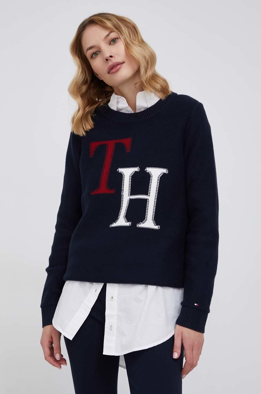 Tommy Hilfiger pamut pulóver - Pepit.hu