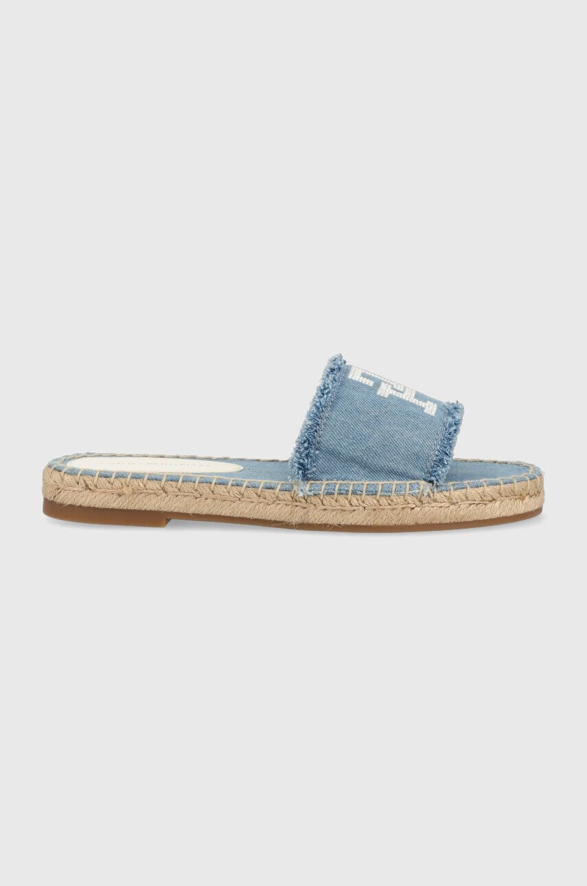 Tommy Hilfiger papucs DENIM FLAT SANDAL női FW0FW07095 - Pepit.hu