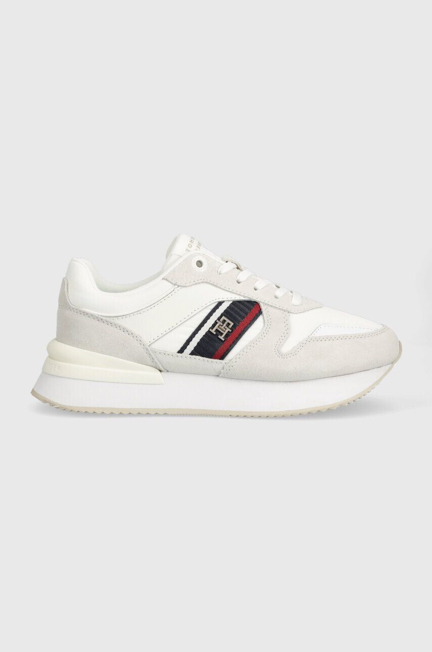 Tommy Hilfiger sportcipő CORP WEBBING RUNNER fehér FW0FW07466 - Pepit.hu