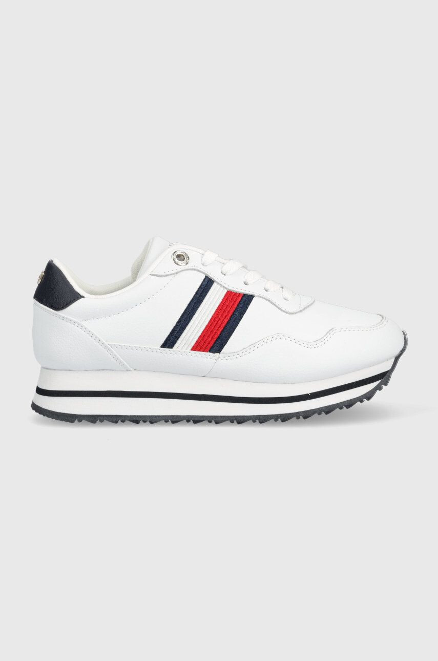 Tommy Hilfiger sportcipő Essential Webbing Runner fehér - Pepit.hu