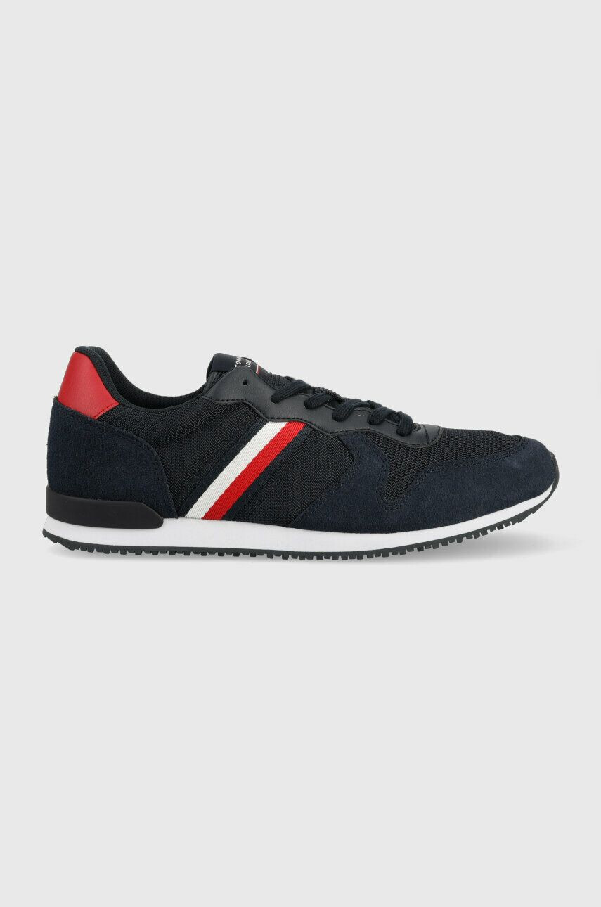 Tommy Hilfiger sportcipő ICONIC MIX RUNNER sötétkék FM0FM04733 - Pepit.hu