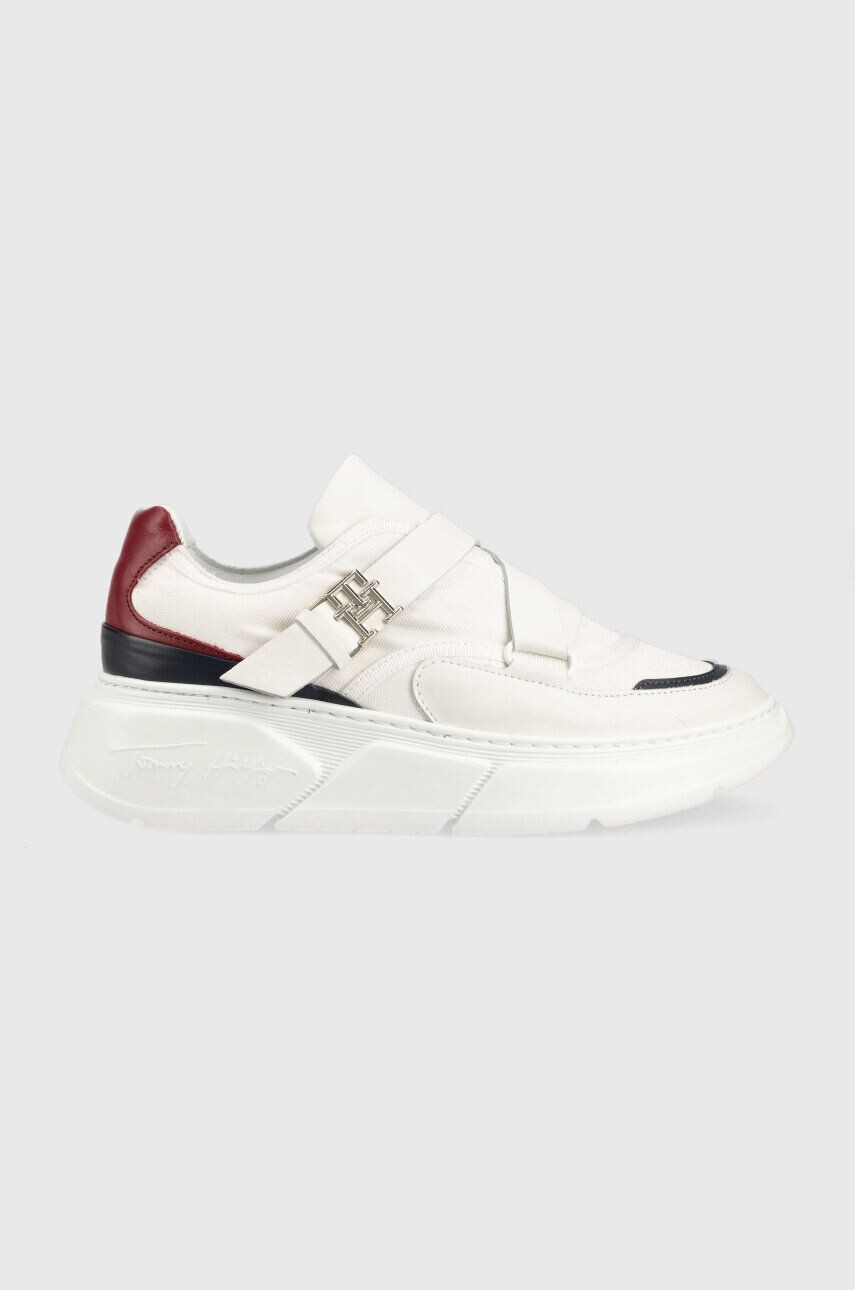 Tommy Hilfiger sportcipő LUX HRDWARE SNEAKER fehér FW0FW07110 - Pepit.hu