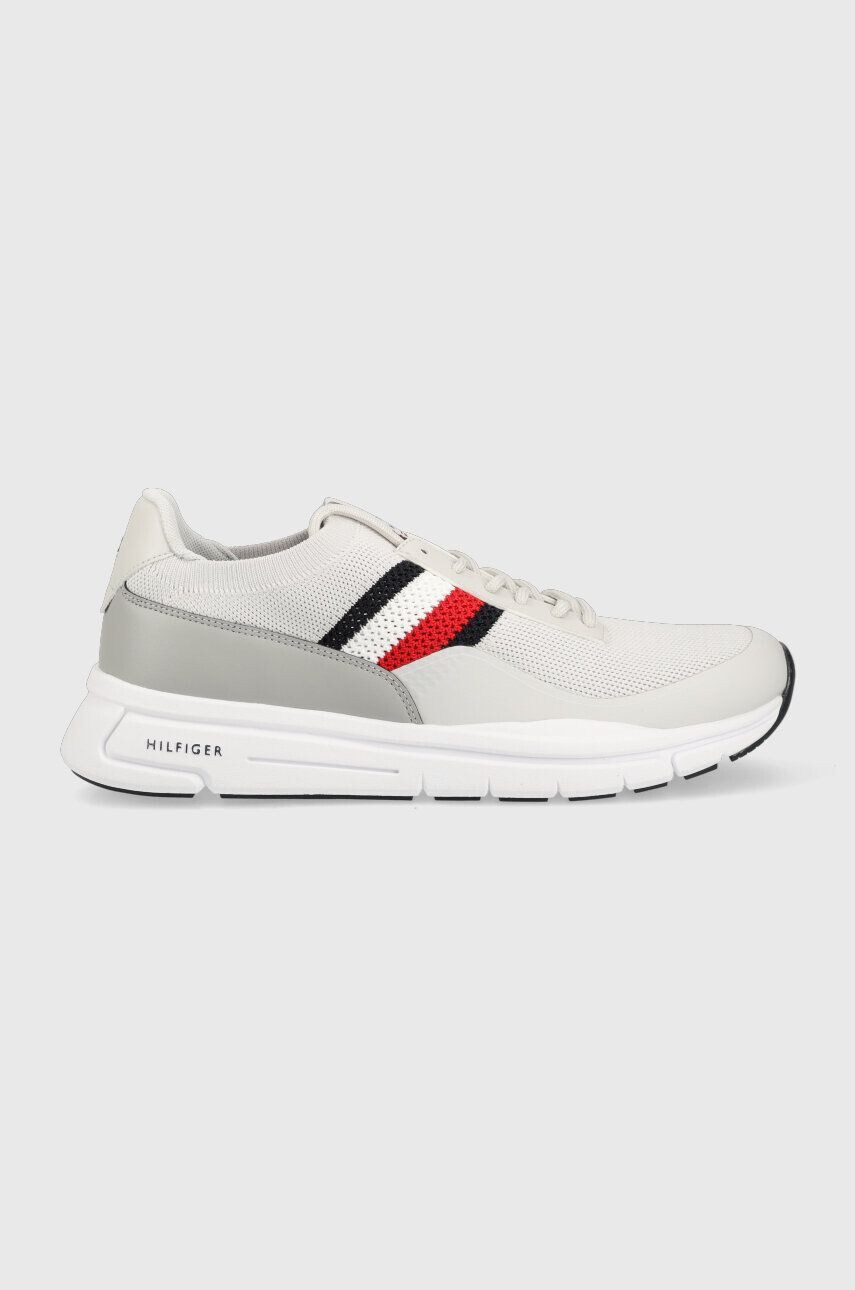 Tommy Hilfiger sportcipő PREMIUM LIGHTWEIGHT RUNNER KNIT szürke - Pepit.hu