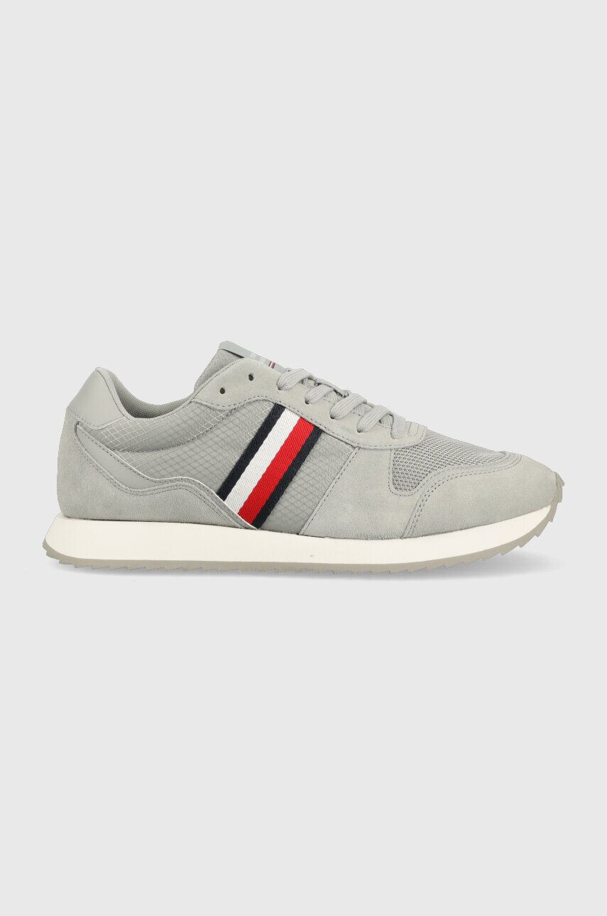 Tommy Hilfiger sportcipő RUNNER EVO MIX szürke FM0FM04699 - Pepit.hu