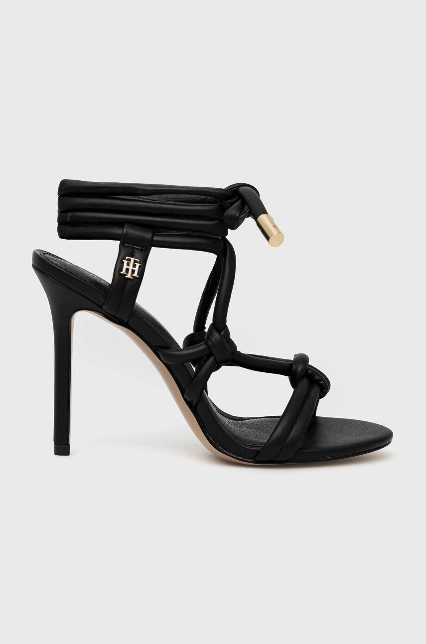 Tommy Hilfiger szandál High Heel Strappy fekete - Pepit.hu