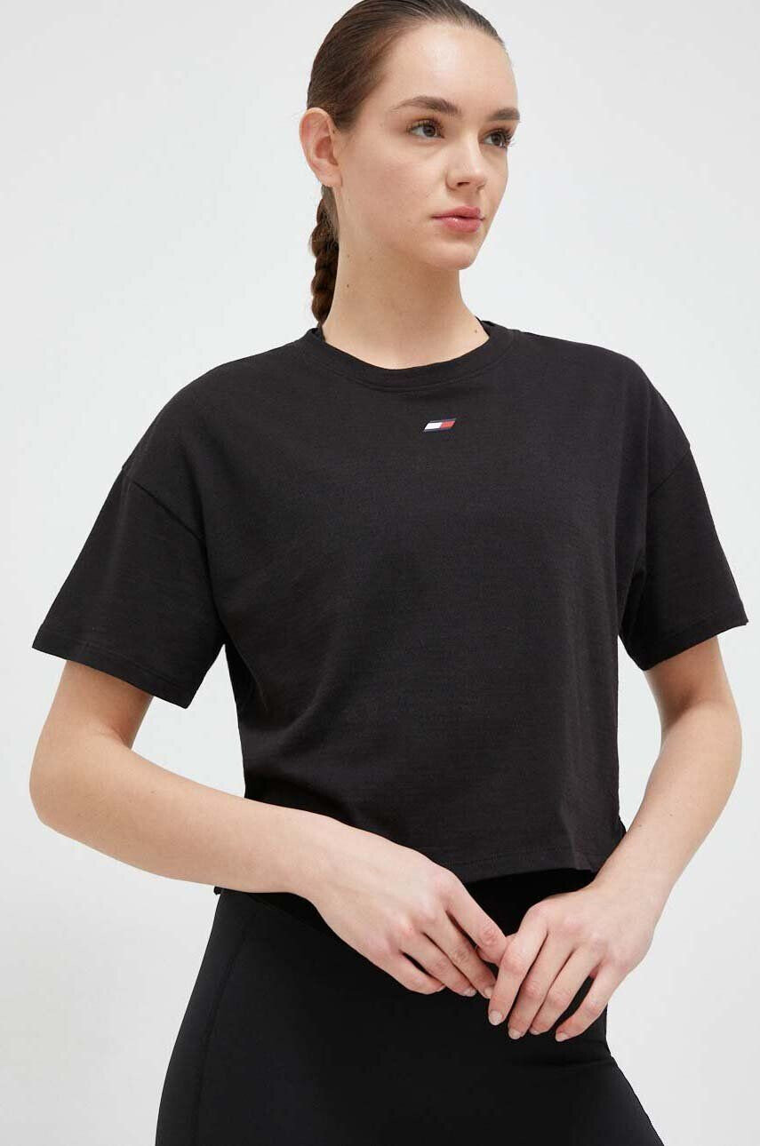 Tommy Hilfiger t-shirt női fekete - Pepit.hu