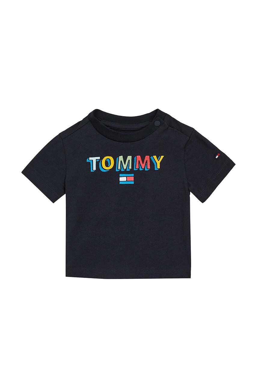 Tommy Hilfiger újszülött póló fehér nyomott mintás - Pepit.hu