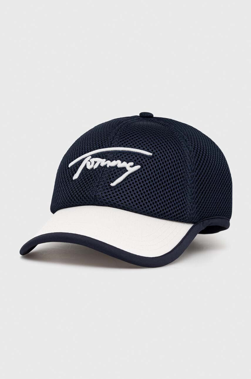 Tommy Jeans baseball sapka sötétkék nyomott mintás - Pepit.hu