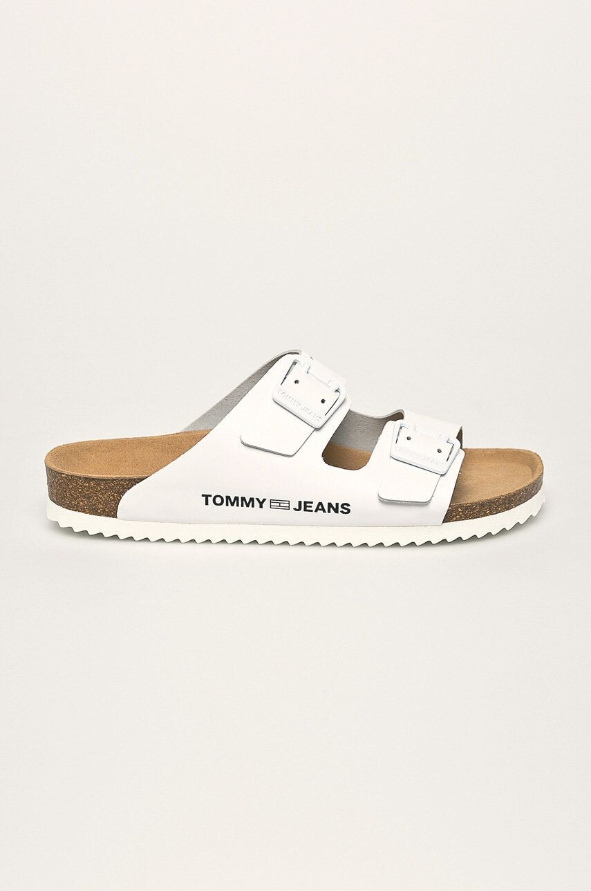 Tommy Jeans Bőr papucs - Pepit.hu