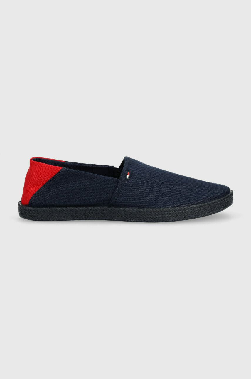 Tommy Jeans espadrilles ESPADRILLE fekete EM0EM01150 - Pepit.hu