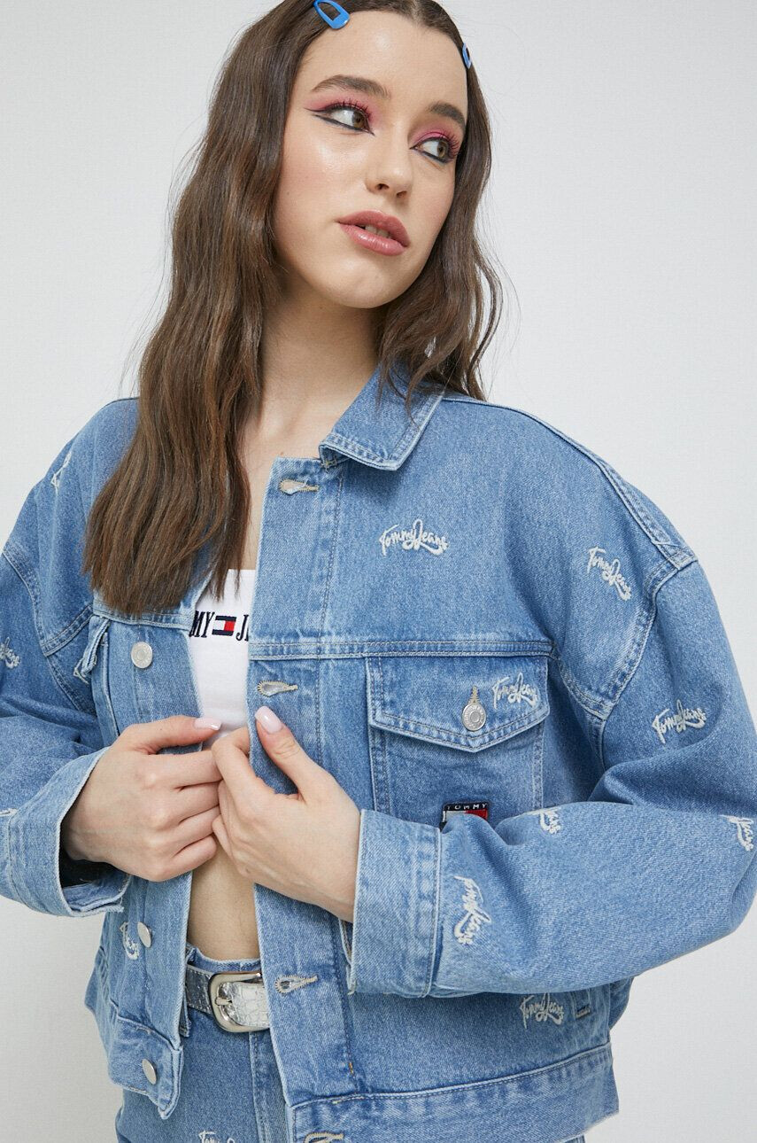 Tommy Jeans farmerdzseki női átmeneti oversize - Pepit.hu