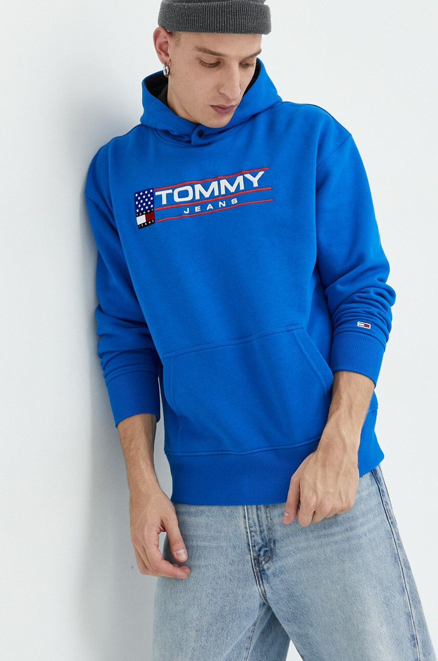 Tommy Jeans felső férfi nyomott mintás kapucnis - Pepit.hu