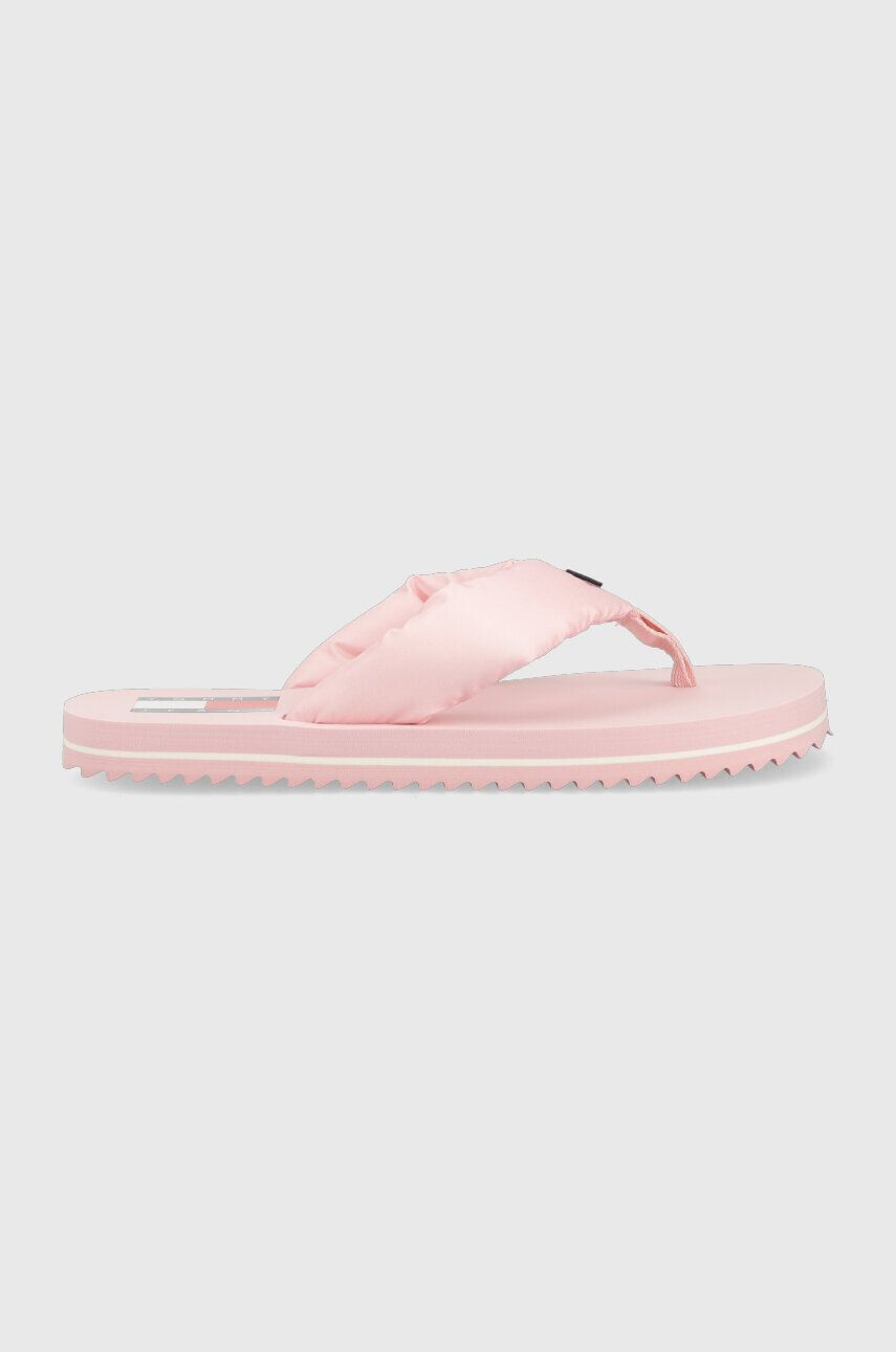 Tommy Jeans flip-flop FLAG EVA BEACH SANDAL rózsaszín női lapos talpú EN0EN02111 - Pepit.hu