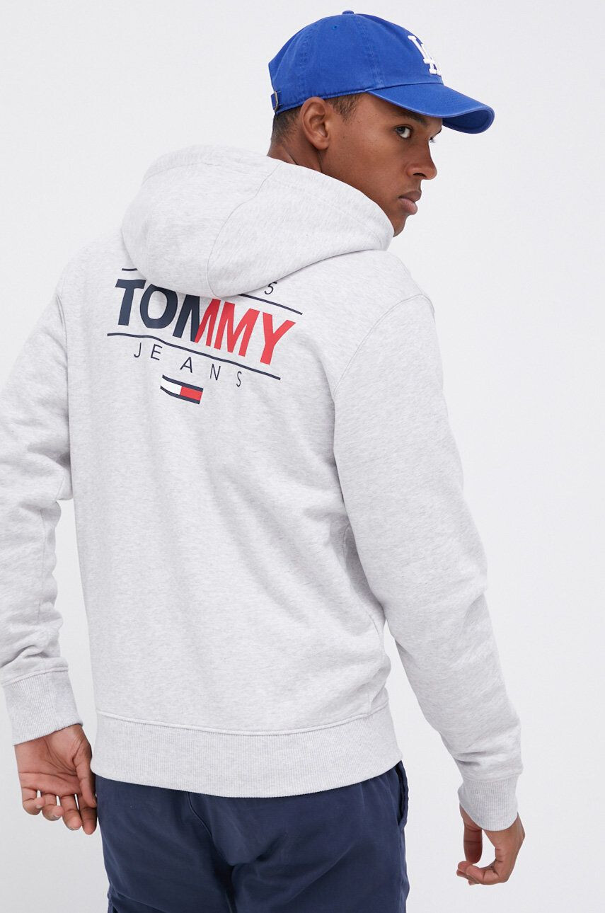 Tommy Jeans pamut melegítőfelső szürke férfi sima - Pepit.hu