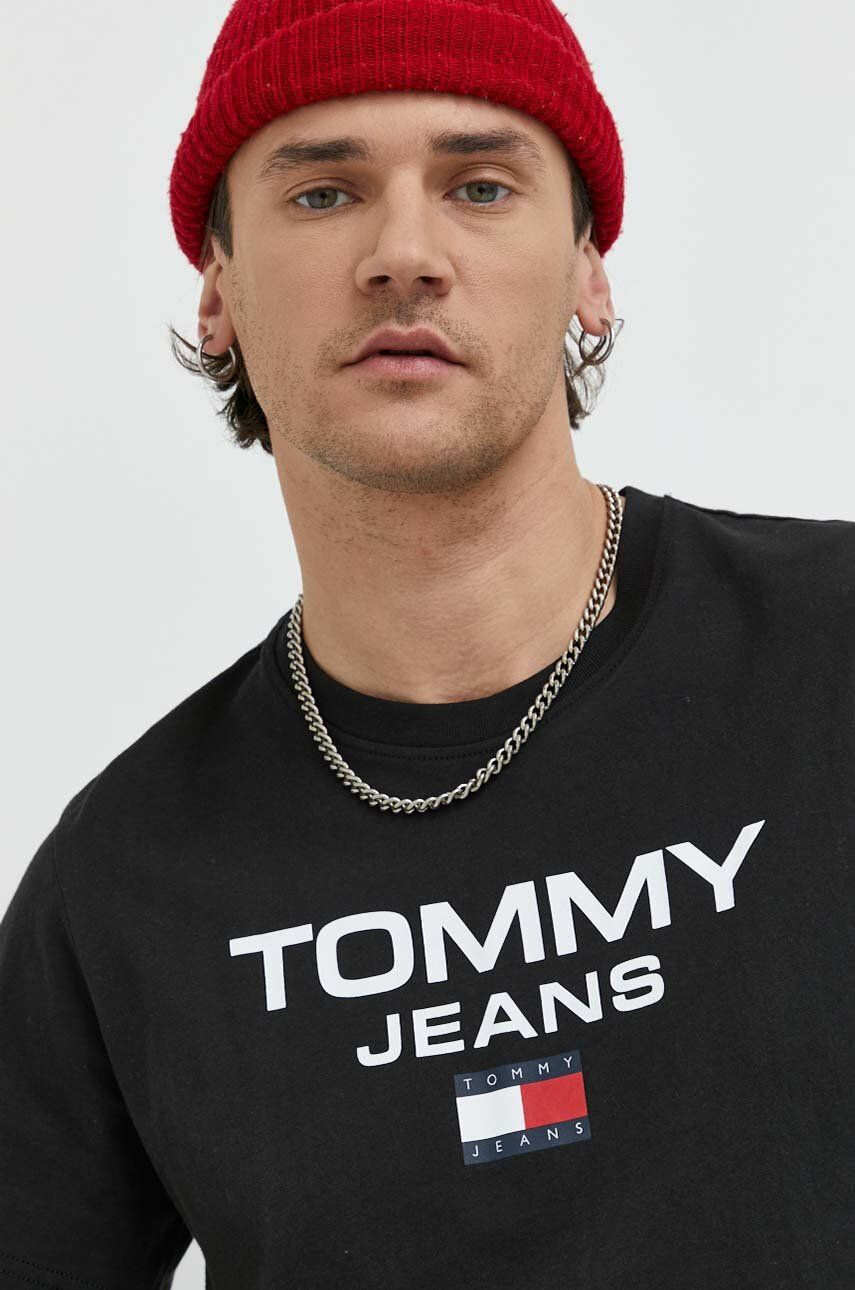 Tommy Jeans pamut póló nyomott mintás - Pepit.hu