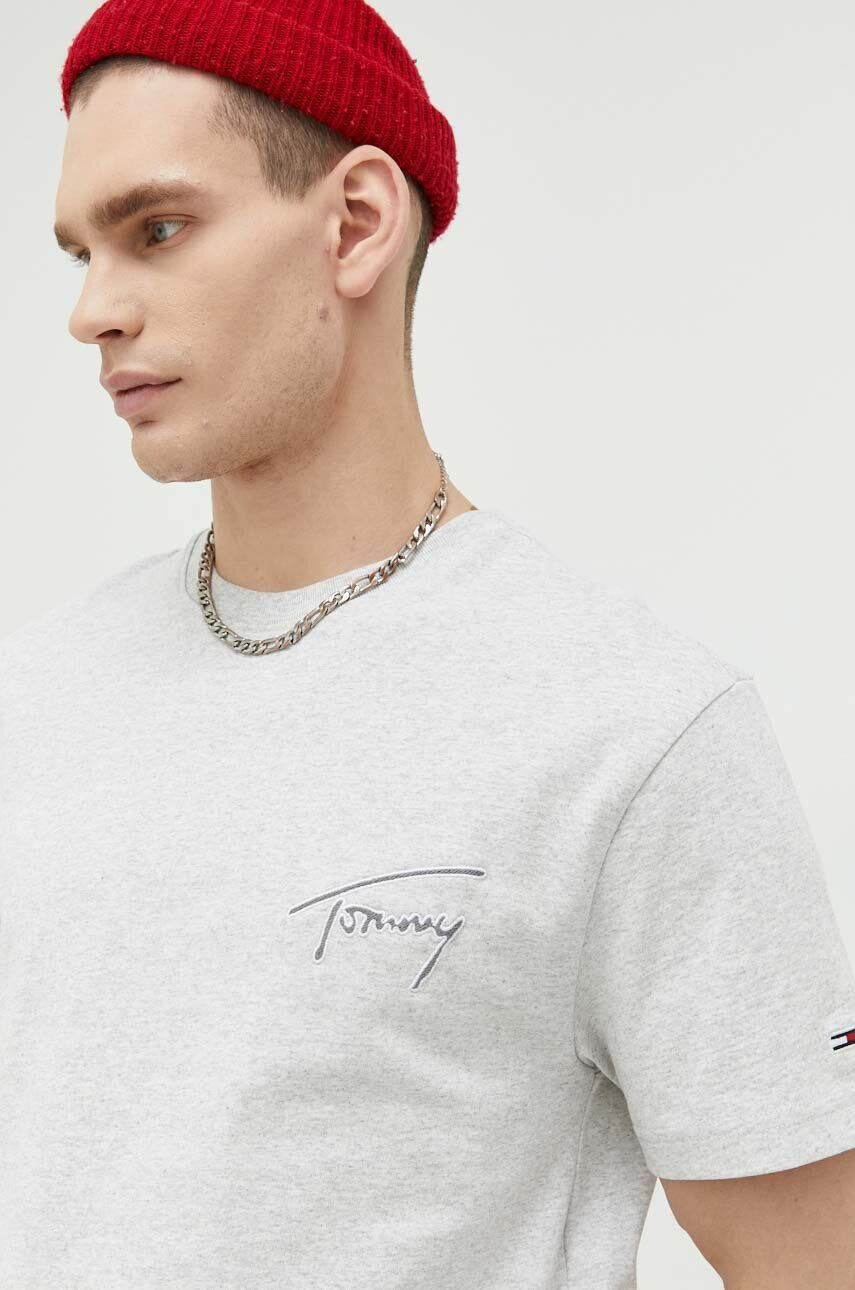 Tommy Jeans pamut póló fehér nyomott mintás - Pepit.hu