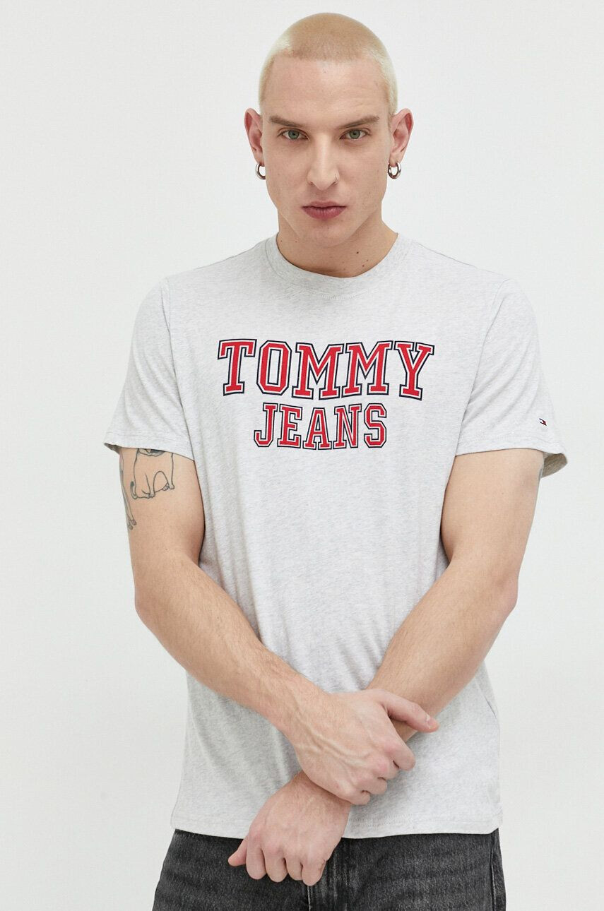 Tommy Jeans pamut póló sima - Pepit.hu