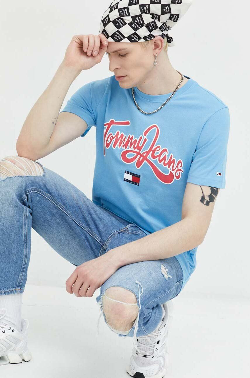 Tommy Jeans pamut póló fehér sima - Pepit.hu