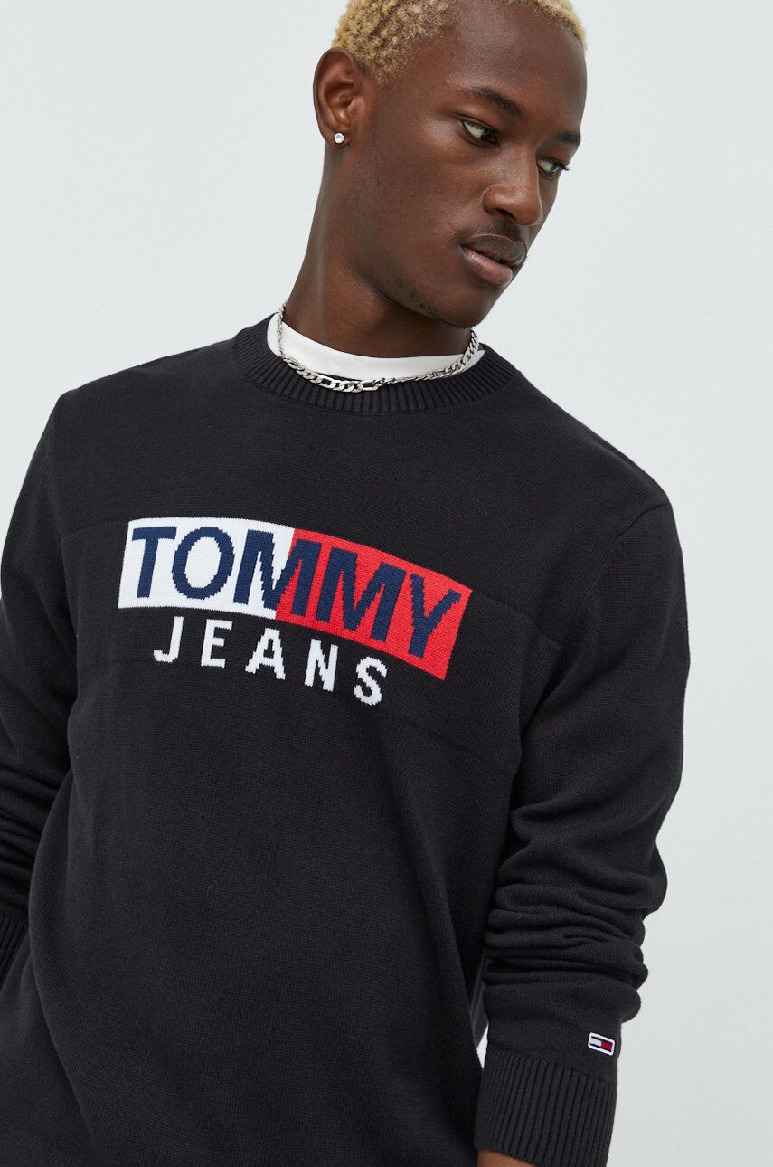 Tommy Jeans pamut pulóver - Pepit.hu