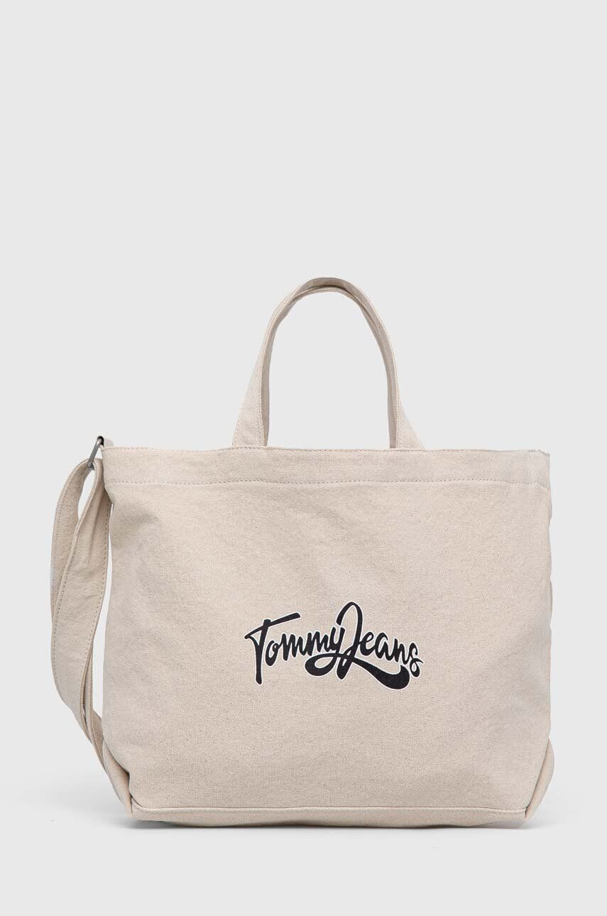 Tommy Jeans pamut táska rózsaszín - Pepit.hu