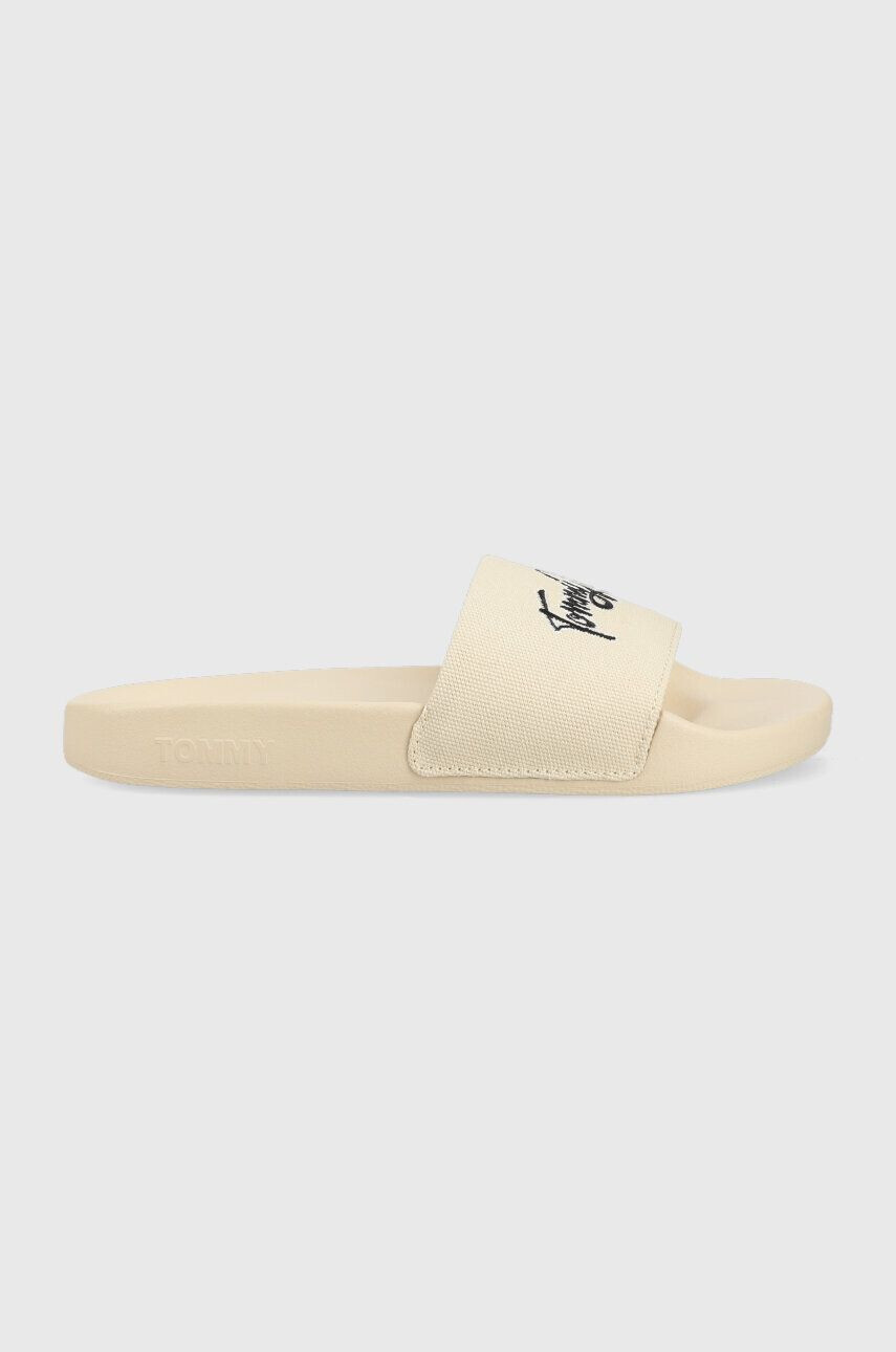 Tommy Jeans papucs GRAPHIC POOL SLIDE bézs női EN0EN02178 - Pepit.hu