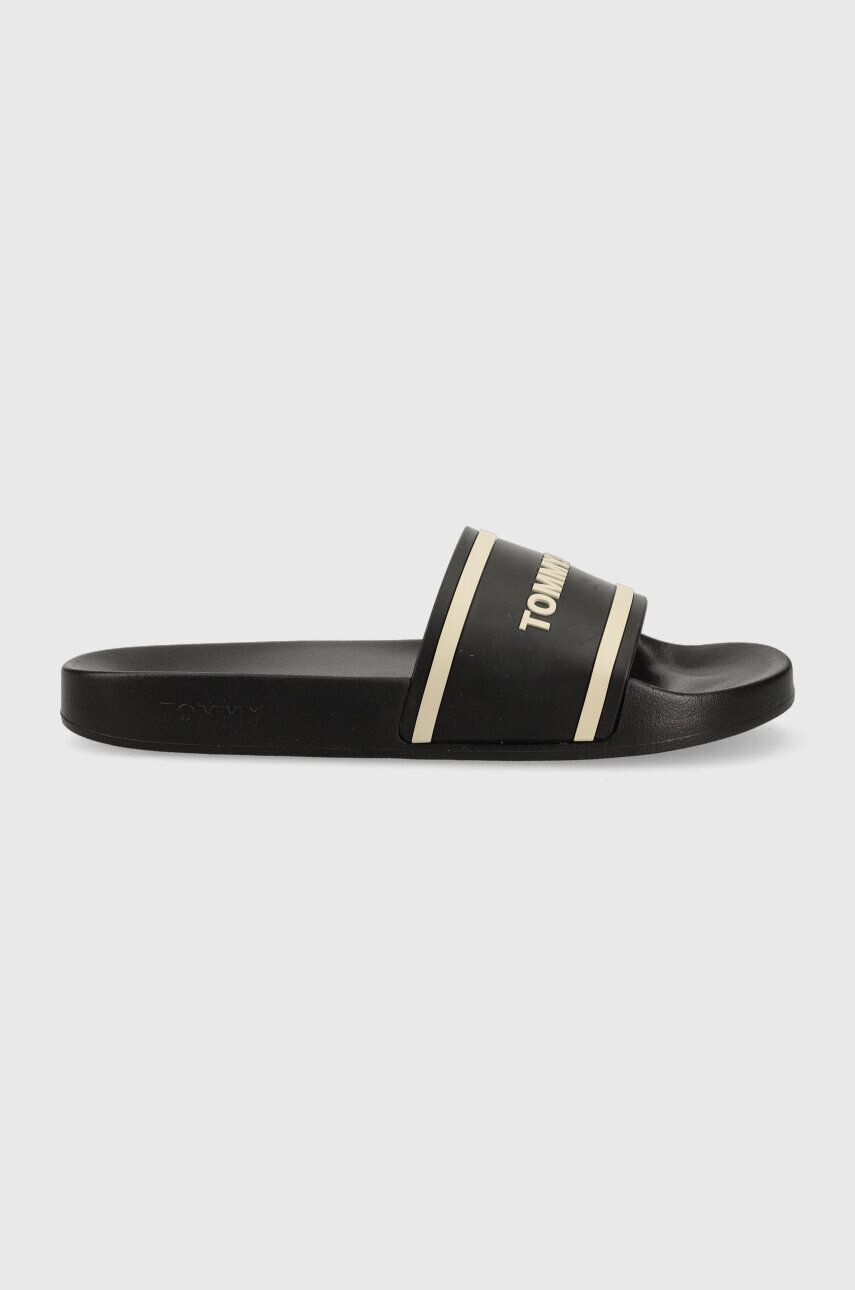 Tommy Jeans papucs TJM POOL SLIDE fekete férfi EM0EM01229 - Pepit.hu