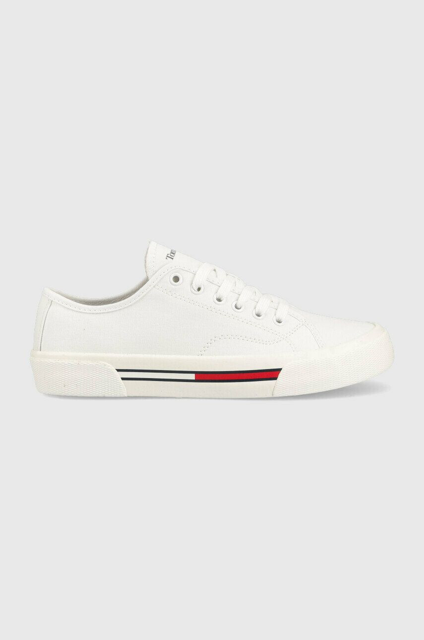 Tommy Jeans sportcipő LOW CUT WMNS CANVAS fehér női EN0EN02085 - Pepit.hu