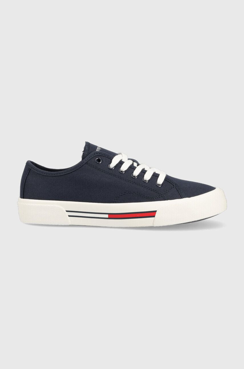 Tommy Jeans sportcipő LOW CUT WMNS CANVAS fehér női EN0EN02085 - Pepit.hu