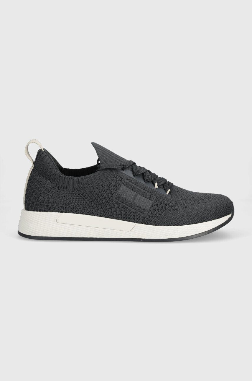 Tommy Jeans sportcipő TJM KNITTED RUNNER fehér EM0EM01225 - Pepit.hu