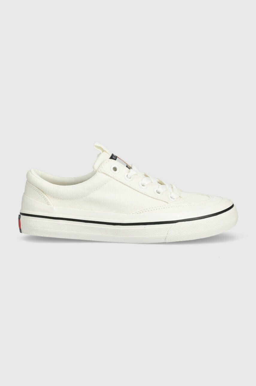 Tommy Jeans sportcipő WMNS LONG LACE UP V.CANVAS ESS fehér női EN0EN02095 - Pepit.hu